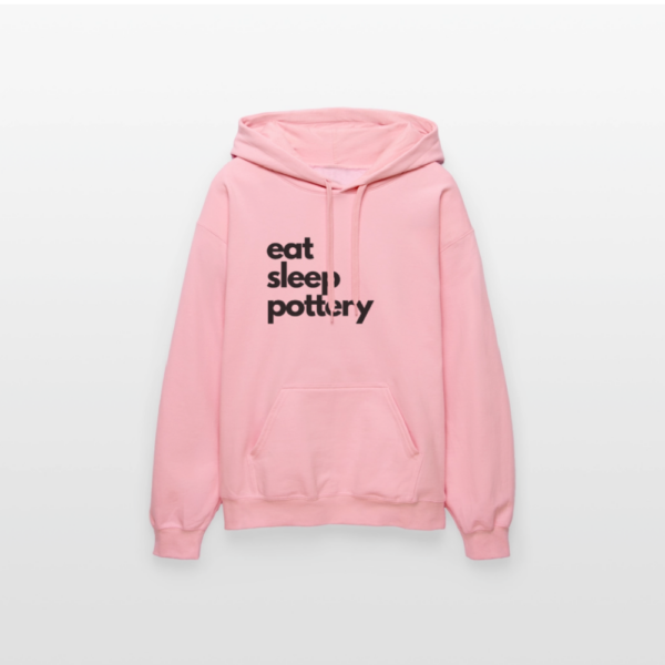 Eat Sleep Pottery (Black) Unisex Softstyle® Midweight Hoodie - Image 8
