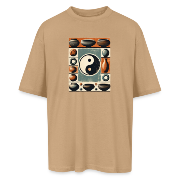 Ceramics Yin Yang Oversized Unisex T-Shirt - Image 4